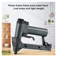 thumbnail image 3 of 1/4inch Pneumatic Nail Gun Air Nailer Woodworking Stapler Staple Fast Nailing For Tacker Upholstery Photo Mirror Frame Fixing, 3 of 6