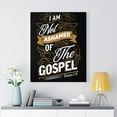 thumbnail image 2 of Scripture Walls Am Not Ashamed Romans 1:16 Bible Verse Canvas Christian Wall Art Ready to Hang Unframed, 2 of 12