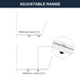 thumbnail image 4 of Unique Bargains White Adjustable Window Planter Box Brackets Universal Window Box Holder, Iron Flower Box Wall Mounting Hooks (6 PCS), 4 of 7