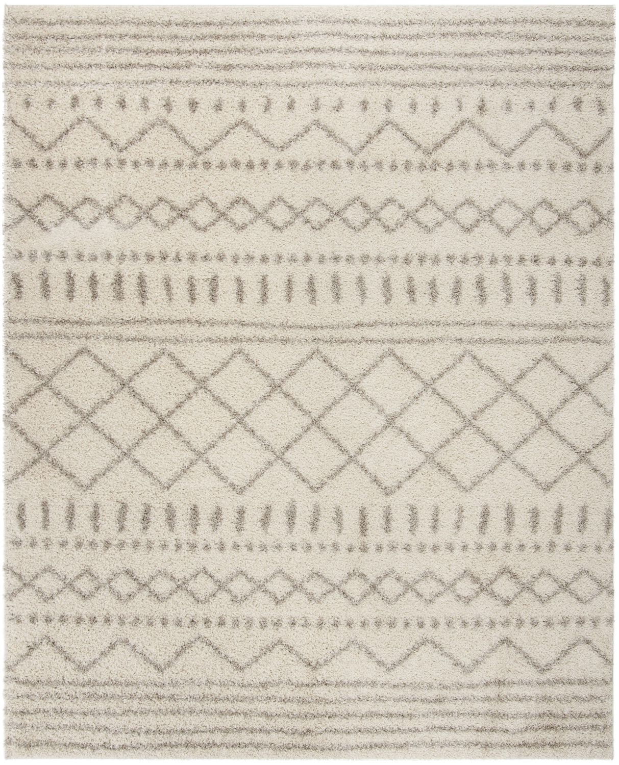 SAFAVIEH Arizona Dubhan Geometric Shag Area Rug