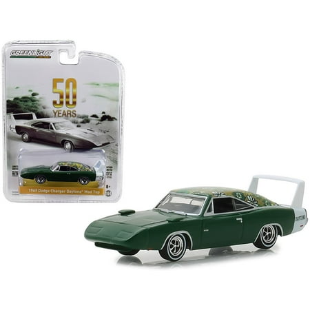 1969 Dodge Charger Daytona Mod Top Green with White Stripe 