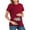 Wine, variant on Maternity Tops,Ladies Fashion Solid Color Print Short Sleeve Pregnant Woman Casual Clothe Top White