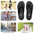 thumbnail image 4 of STQ Flip Flops for Women Quick Dry Yoga Mat Beach Sandals Comfortable for Summer All Black Size 8, 4 of 8