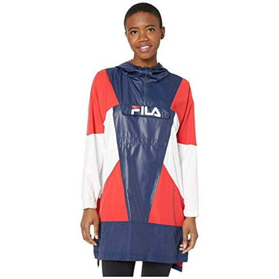 Fila Harlow Anorak Womens Active Shirts & Tees Size L, Color: Peacoat/Chinese Red/White