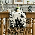 thumbnail image 3 of Smile Castle Tree Witch Black Halloween Table Runner 13 x 48 Inch, 3 of 7