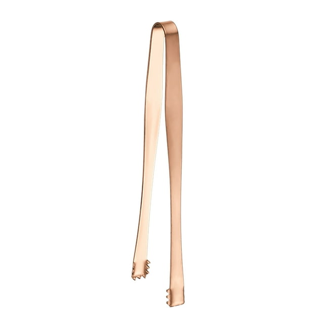 Stainless Steel Non - Slip Ice Tongs with Long Handle - Multipurpose for Ice, Coffee Cubes, Eggshell Removal, Durable for Kitchen