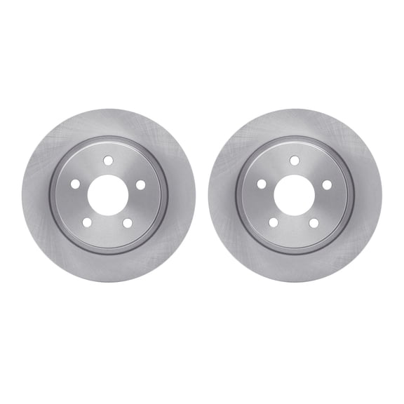 Dynamic Friction Company Rear Brake Rotors 6002-27033