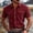 Wine, variant on COSFO Corduroy Button Up Shirt Men Short Sleeve Blue Work Shirt Relaxed Fit Casual Collared with Pocket Shirts for Men 3xl