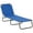 Blue, variant on Resenkos Folding Chaise Lounge Pool Chairs, Outdoor Sun Tanning Chairs With 5-Level Reclining Back, Steel Frame, Black