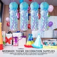 thumbnail image 3 of Linternas de papel de medusas Sirena bajo el mar Decoraciones para fiestas de cumpleaños, 3 of 6