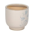 thumbnail image 3 of Sagebrook Home Stoneware Planter 5-Inch Ivory/Blue Enchanting Blue Flowers Design, 3 of 8