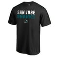 thumbnail image 2 of Men's Black San Jose Sharks Iconic Collection Fade Out T-Shirt, 2 of 3