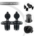 thumbnail image 6 of Dual USB 4 Ports Power Charger Socket Outlet Flush Mount 12V 24V Caravan Camper, 6 of 12