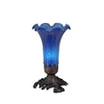 thumbnail image 2 of Meyda Tiffany 11262 Éclairage, Hauteur 8 Pouces, Bleu, 2 of 3