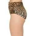 thumbnail image 3 of Calvin Klein ANIMAL PRINT Pleated High-Waist Bikini Swim Bottom, US Small, 3 of 3