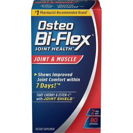 Osteo Bi-Flex Joint & Muscle with Joint Shield Capsules, 80 (Best Supplements For Joints And Muscles)