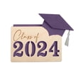 thumbnail image 1 of Greeting Card Gift Card Holder for Graduate 2024 Personalized Wooden Graduation Card Box Multi Card Case Grad Card Organizer Case Customized Envelope Card Wallet for Graduates Gifts Souvenir, 1 of 7