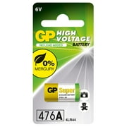 GP 476A High Voltage 6v Alkaline Battery in Reference to 4LR44, 476A, A544, V4034PX and PX28A