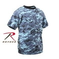 thumbnail image 2 of Rothco Kids Digital Camo T-Shirt - Sky Blue Digital Camo, Small, 2 of 3