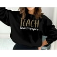 thumbnail image 3 of Women's Teacher Love Inspire Leopard Print, 3 of 11