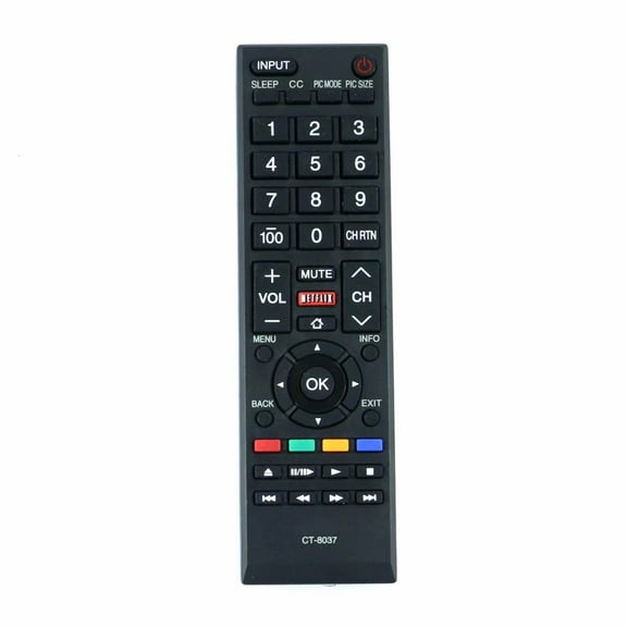 New CT-8037 Remote Control for Toshiba TV 50L3400U 58L5400 40L3400 40L3400U 50L3400