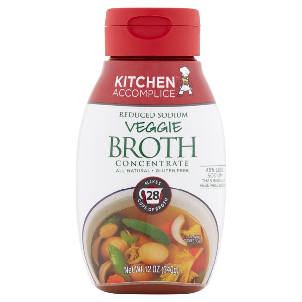 Kitchen Veggie Broth Concentrate, 12 oz, 6 pack Walmart