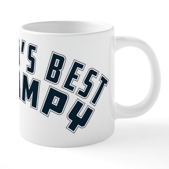 CafePress - World's Best Grampy - 20 Oz White Ceramic Mega Mug