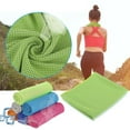 thumbnail image 4 of ZLight Serviette Glacée Rafraîchissante Réutilisable Séchage Rapide pour Femmes Course Entraînement Physique Gym Gris 1Ensemble, 4 of 6