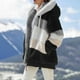 thumbnail image 3 of Gibobby Chamarra de Invierno, Chaquetas de Forro Polar difuso con Capucha y Frente Abierto para Mujer, Abrigos Sherpa con Bolsillos(Negro,M), 3 of 5