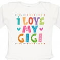 thumbnail image 4 of Inktastic I Love My Gigi for Babies Girls Long Sleeve Baby Bodysuit, 4 of 5
