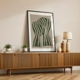 thumbnail image 3 of Abstract Kiss - Mixed Media Black Framed Wall Art Print 16 x 24 inches, 3 of 12