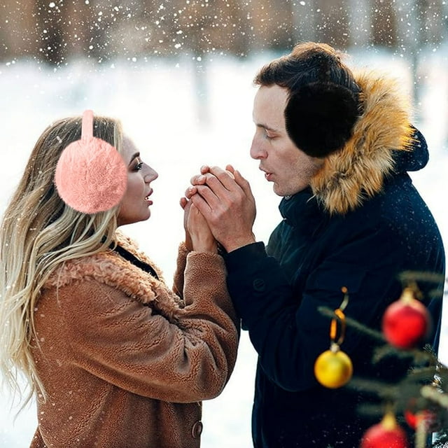Coussinets d'Oreilles Réglables d'Hiver Doux et Chauds Thermiques pour Activités par Temps Froid Design Confortable Hommes Femmes