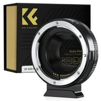 K&F Concept Cameras Auto Focus Lens Mount Adapter Compatible with Canon EF EF-S Lens and Canon EOS M Mount