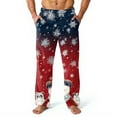thumbnail image 2 of Hearthz Flannel Pajama Pants Men Christmas Men's Pajama Pants Winter Warm Plush Fluffy Mens Sleep Pants with Pockets, 2 of 6