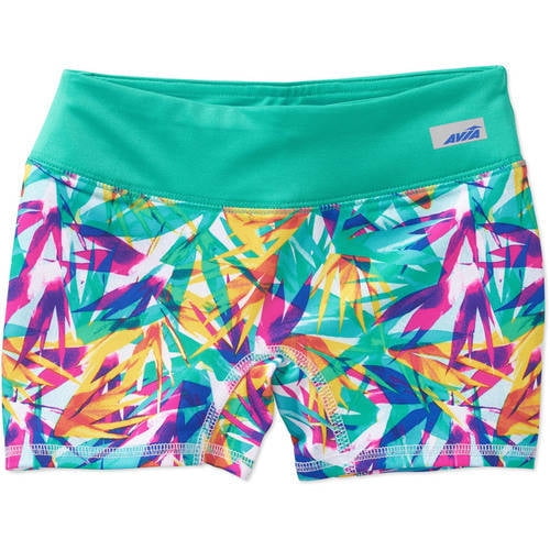 Girls' Tropical Printed Core Boy Shorts - Walmart.com