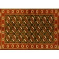 thumbnail image 1 of Ahgly Company Machine Washable Indoor Rectangle Persian Yellow Traditional Area Rugs, 6' x 9', 1 of 4