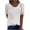 White, variant on Staron Summer Tops for Women Casual Loose Blouse Round Neck Short Sleeve Lace Solid Fashion T-Shirt, Black S