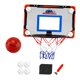 thumbnail image 5 of Aro de baloncesto,Aro de baloncesto de pared para niños,Aro de baloncesto plegable para puerta de habitación,Juguete de baloncesto con de baloncesto,Mini aro para colgar sobre Pequeño, 5 of 8