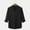 Black, variant on ZRGHAOYLQ Men Cotton Linen Shirts Solid Stand Collar Pocket Shirt Casual Rolled Long Sleeve Beach T Shirts Big and Tall Men's Oversized Leisure Tops
