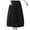 Black, variant on Summer Hot Saving! ITSUN Womens High Quality Pleated Gauze Knee Length Skirt Adult Dancing Leisure Dress Gray XXL