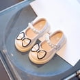 thumbnail image 2 of ZToonmas Girls' Patent Leather Mary Jane Shoes Princess Style Pearl Ankle Strap Bowknot Soft Sole Kids Dress Shoes for School Stage Performance, 2 of 9