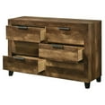 thumbnail image 3 of ACME Morales Dresser in Rustic Oak, 3 of 6