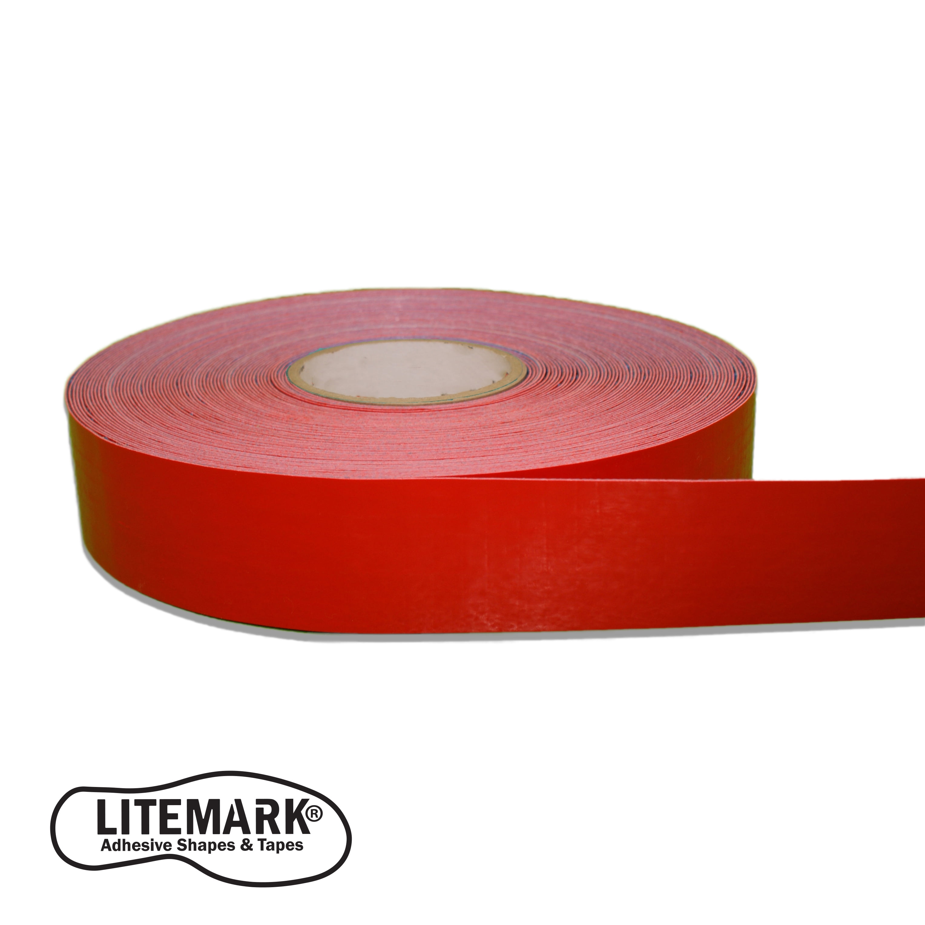 Easy Clean Red Heavy Duty Floor Marking Tape Warehouse Concrete