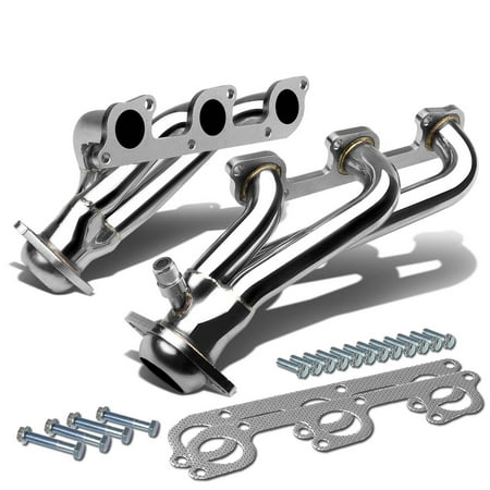 For 1998 to 2010 Ford Ranger Explorer High-Performance 3-1 Design 2-PC Stainless Steel Exhaust Header Kit XL XLS 05 06 07 08 09