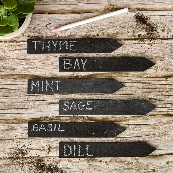Slate Plant Markers - Set of 6