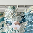 thumbnail image 6 of Sea Horse Shower Curtain 72 x 72 Inch, Ocean Theme Shower Curtain for Bathroom Decor, Nautical Shower Curtain with 12 Hooks, 6 of 6