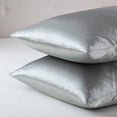 thumbnail image 3 of Silky Satin Pillowcase For Hair And Skin,Pillow Cases Standard Size Set Of 2 Satin Pillow Case With Envelope Closure, 3 of 4
