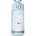 thumbnail image 1 of Botella de agua con pajita, para deportes, 500 ml, de plástico, sin BPA, K8849, 1 of 4