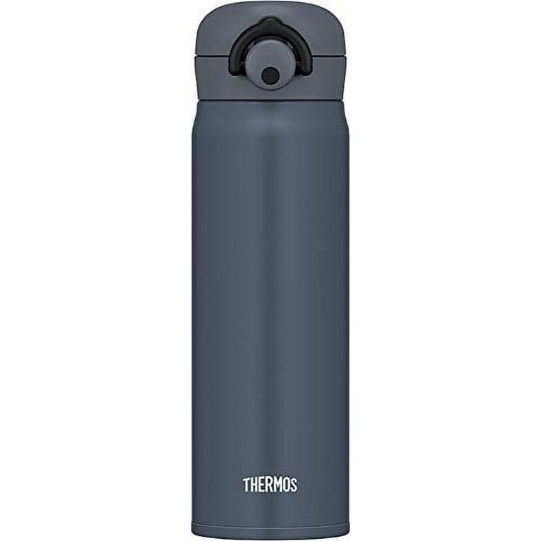 Genuine THERMOS Brand Gray Vacuum Insulated 40 oz Hot Cold Beverage Bottle  