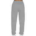thumbnail image 5 of Edvintorg Women's Casual Baggy Fleece Sweatpants High Waisted Joggers Pants Streetwear Hip Hop Oversized Pants Trousers Women On Clearance, 5 of 5